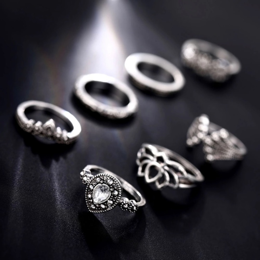 ♛ Ártemis Midi Rings Set - Picture 5 of 8